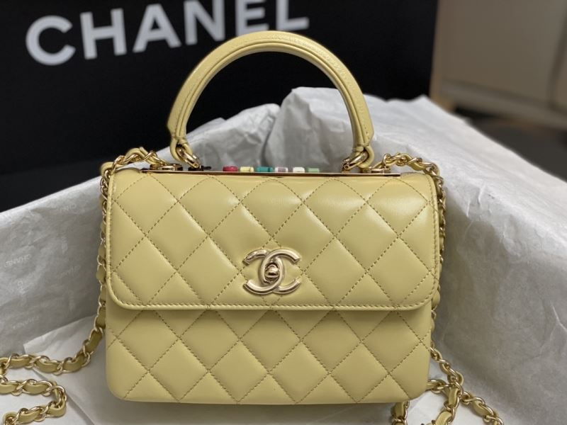 Ch**el top handle bags